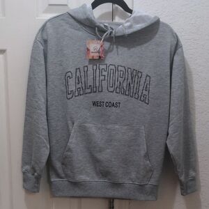 California West Coast Wrenpies Women/Teen Girls Gray Hooded Shirt. Size XS NWT